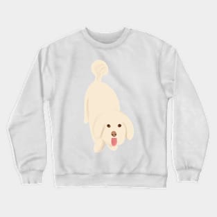 Happy Dog Face Crewneck Sweatshirt